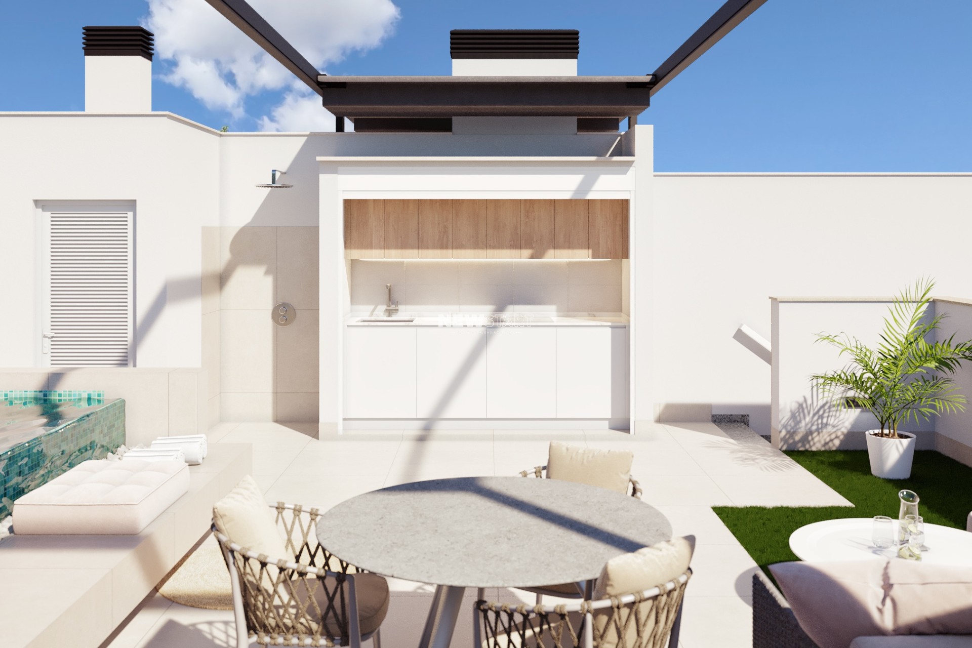 Obra nueva - Bungalow alto - Pilar de la Horadada