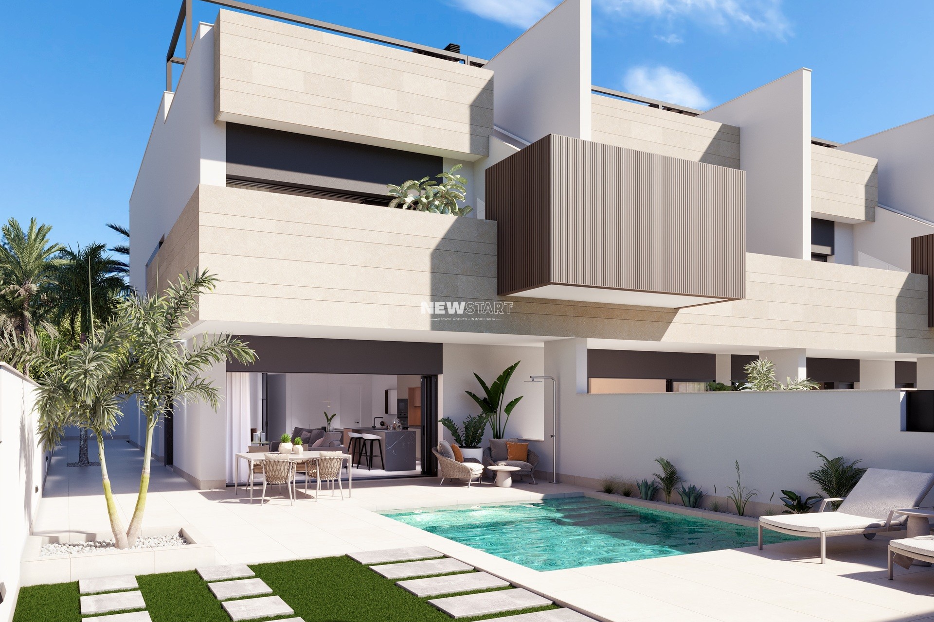 Obra nueva - Bungalow alto - Pilar de la Horadada