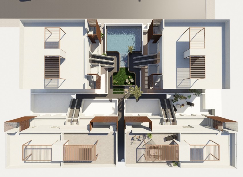 Obra nueva - Bungalow alto - Pilar de la Horadada