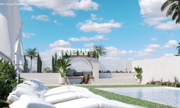 Nybyggnation - Låg bungalow - Ciudad Quesada