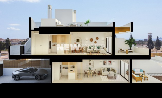 New Build - Low-Bungalow - Los Alcázares