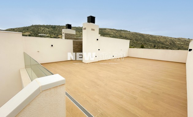 Nybyggnation - Låg bungalow - Algorfa