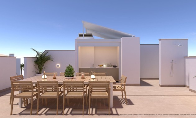 Nieuwbouw Woningen - Gelijkvloerse bungalow - Torre de la Horadada