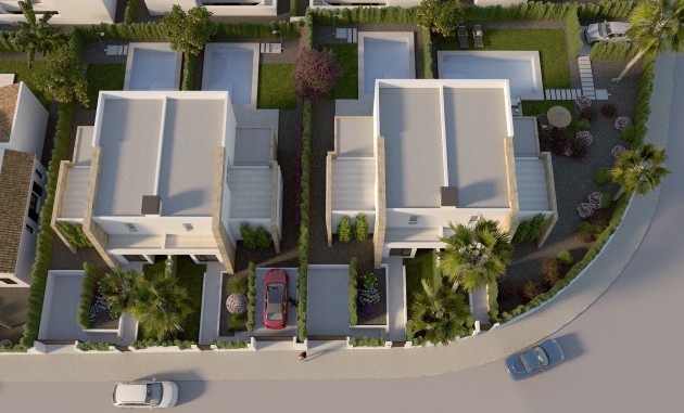 Neue Gebäude - Doppelhaushälfte - Algorfa - La Finca Golf