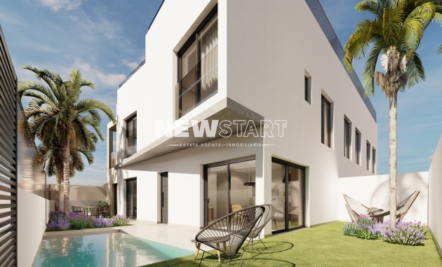 Nieuwbouw Woningen - Gelijkvloerse bungalow - San Pedro del Pinatar