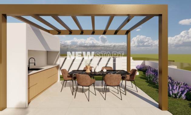 Nieuwbouw Woningen - Gelijkvloerse bungalow - San Pedro del Pinatar
